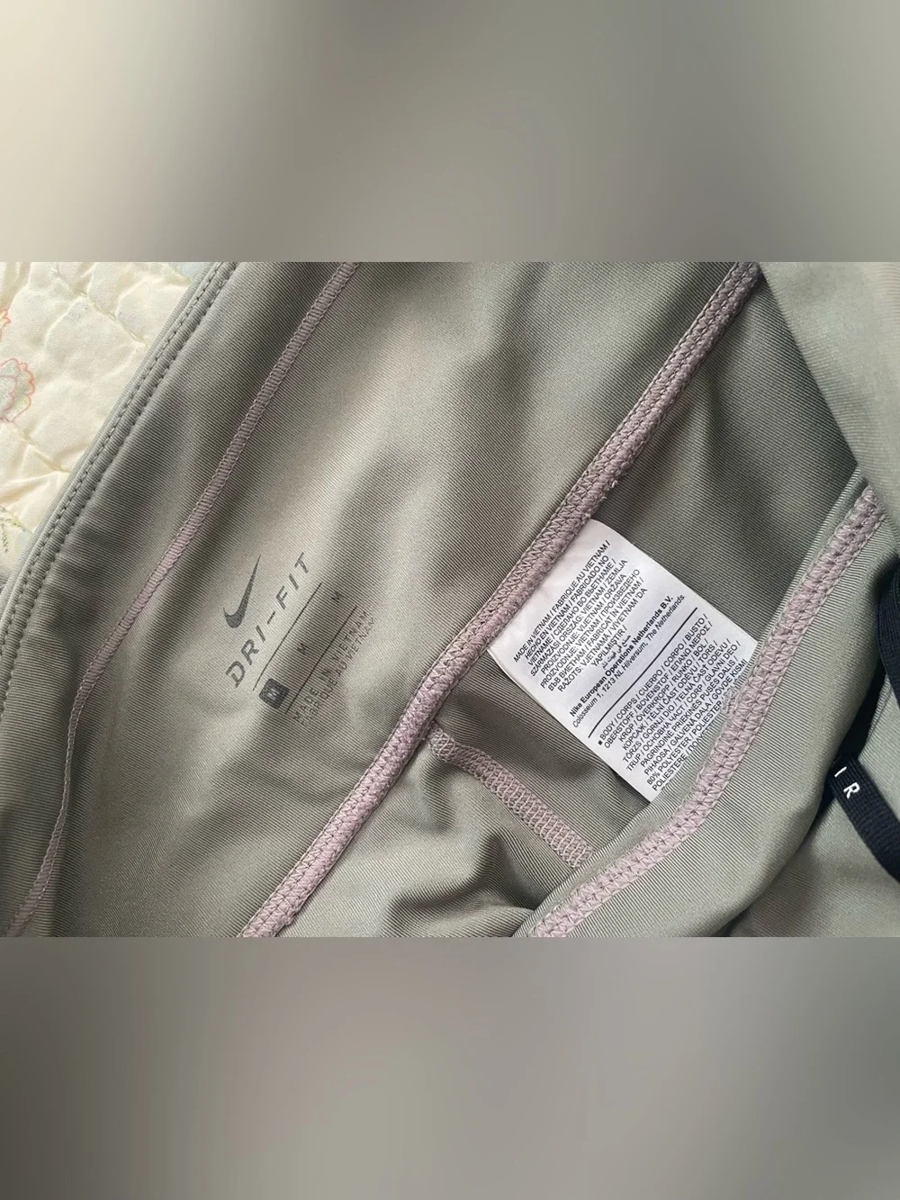 Nike Air Light Gray Performance Leggings